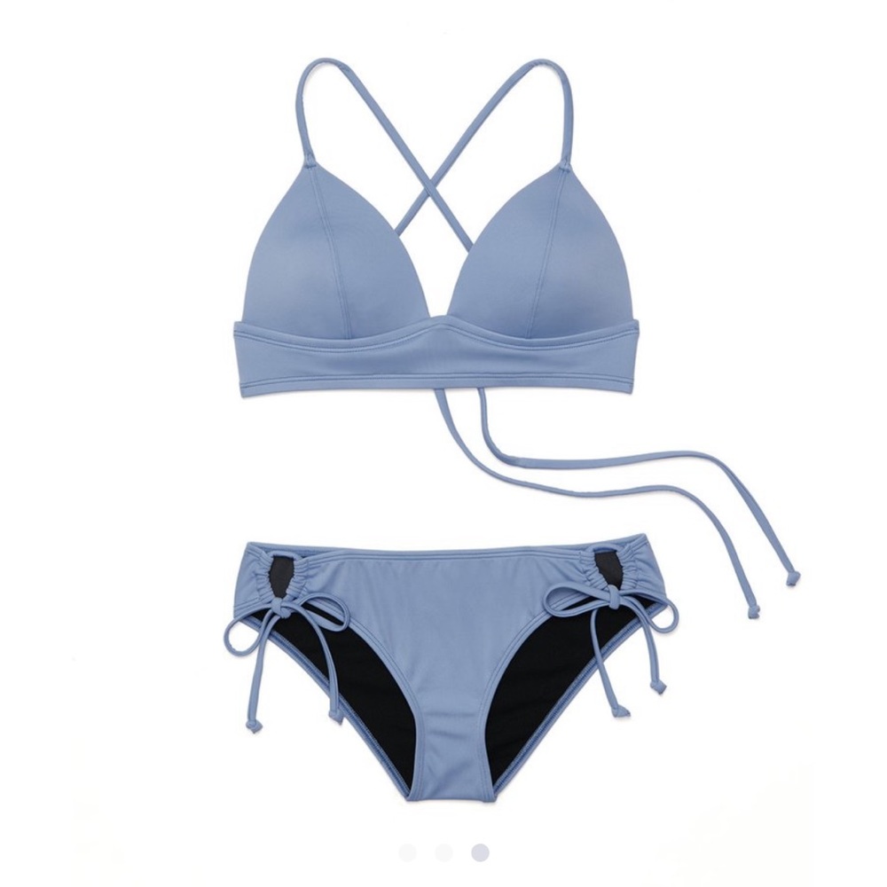 Blue bikini set